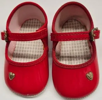 Rise II -- Infant's Mary Jane Strap Shoe -- Red Patent Anti Odor Vintage Mood