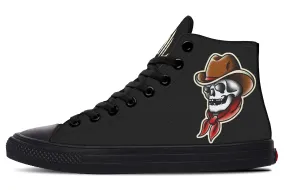 White Clean Cowboy Killer High Tops