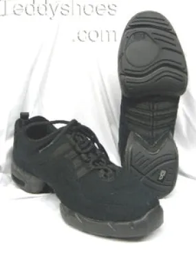 Calm Step Robbie -- Unisex Canvas Split Sole Dancesneaker -- Black