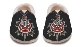 Rose Dagger Winter Casual Shoes Toe Guard