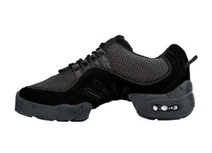 Lawrence -- Split Sole Dancesneaker -- Black Timeless Fit