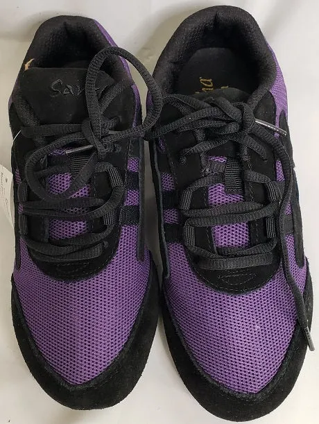 Salsera -- Full Suede Sole Dancesneaker -- Purple/Black Game Ready Durable Build
