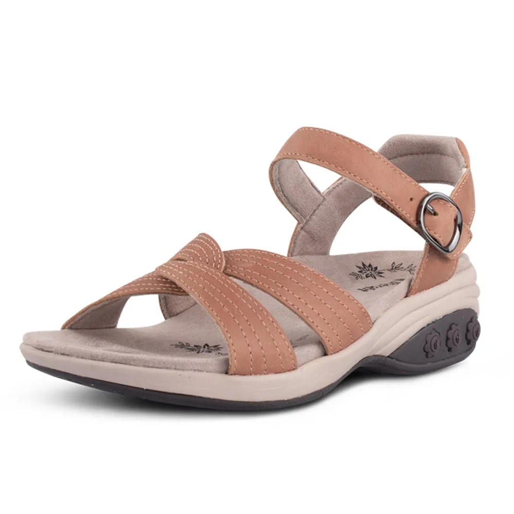 Casual Summer Shoes Sasha Women's Leather Wedge Sandal