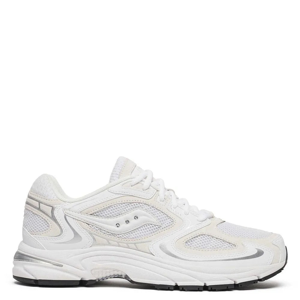 Saucony Grid Jazz 9 Suede in White Toe Guard Comfort Step