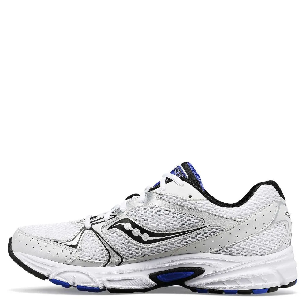 All Weather Everyday Users Freeze Proof Saucony Ride Millennium in White/Royal