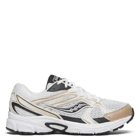 Pilates Cool Saucony Women's Ride Millennium in White/Gold/Black