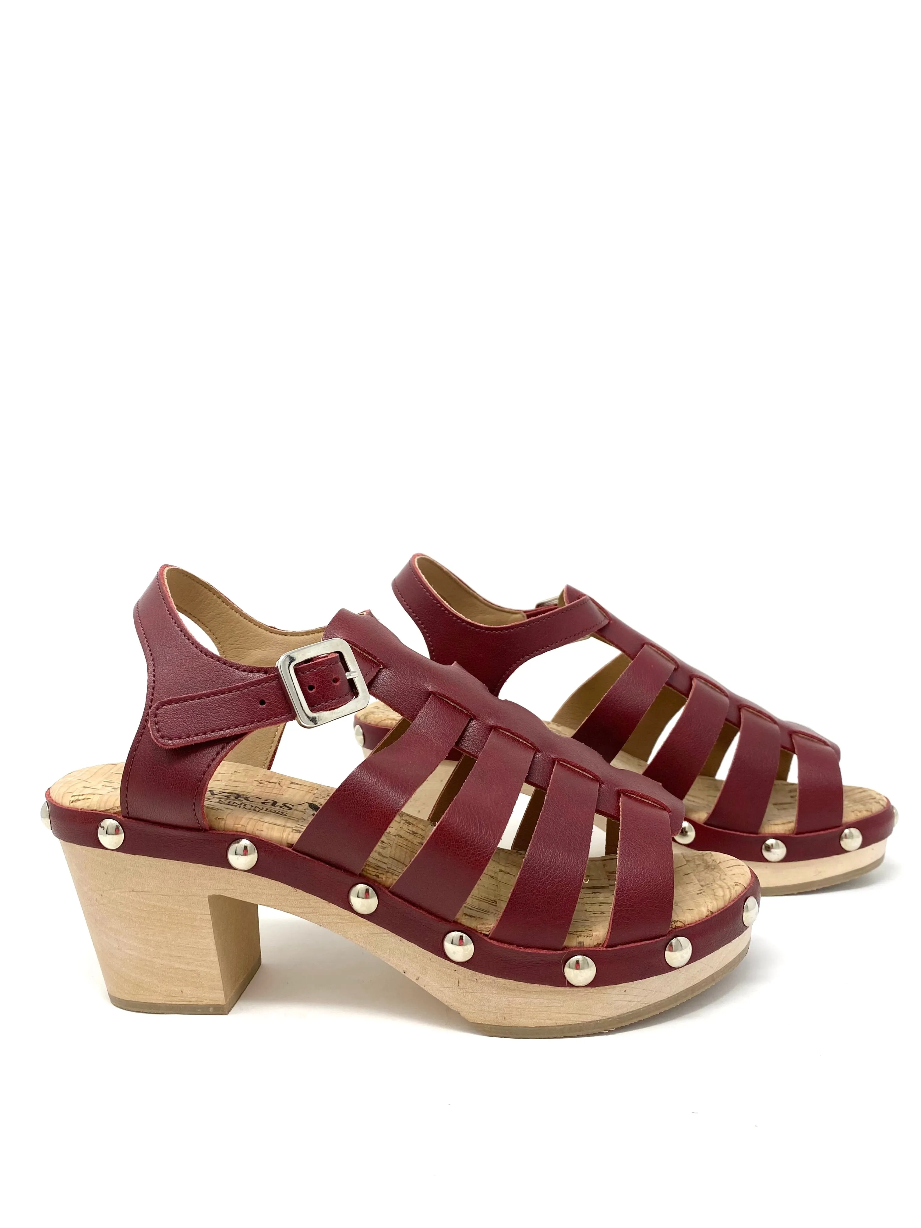 Tuxedo Party Shoes Sawyer Clog in Bordeaux from Novacas