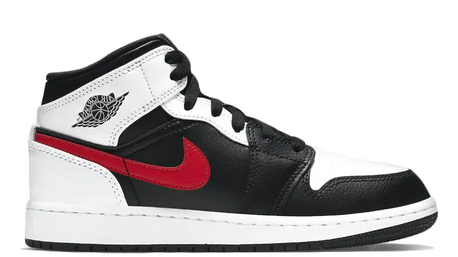 Heat Free Air Jordan 1 Mid Chile Red (GS)