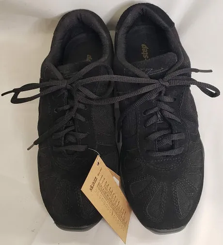 Comfortable Wear TPU Stability Hillary -- Split Sole Dancesneaker -- Black