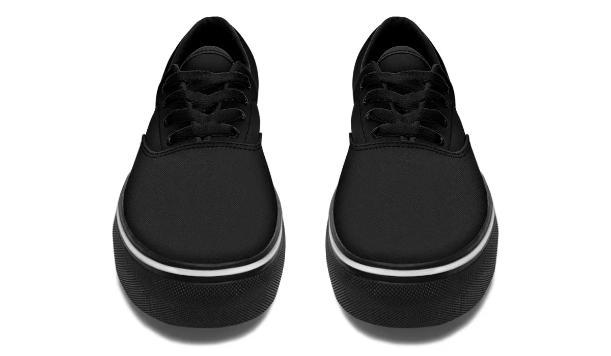 synthetic leather Black Classic Shoes