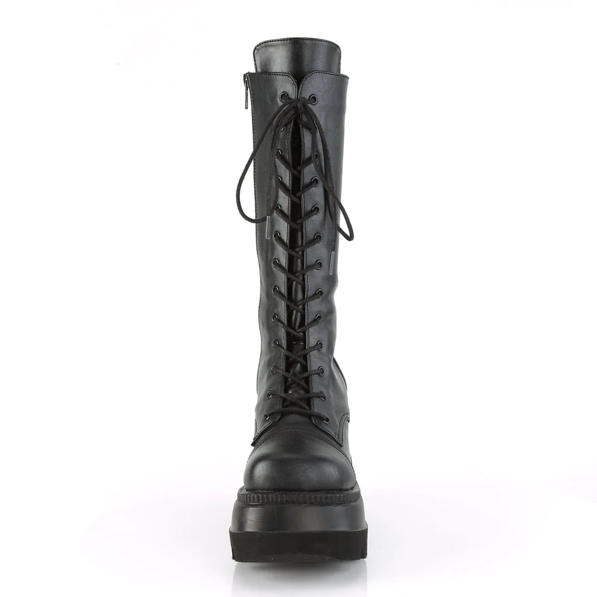 SHAKER-72 Black Vegan Leather Desert Cool