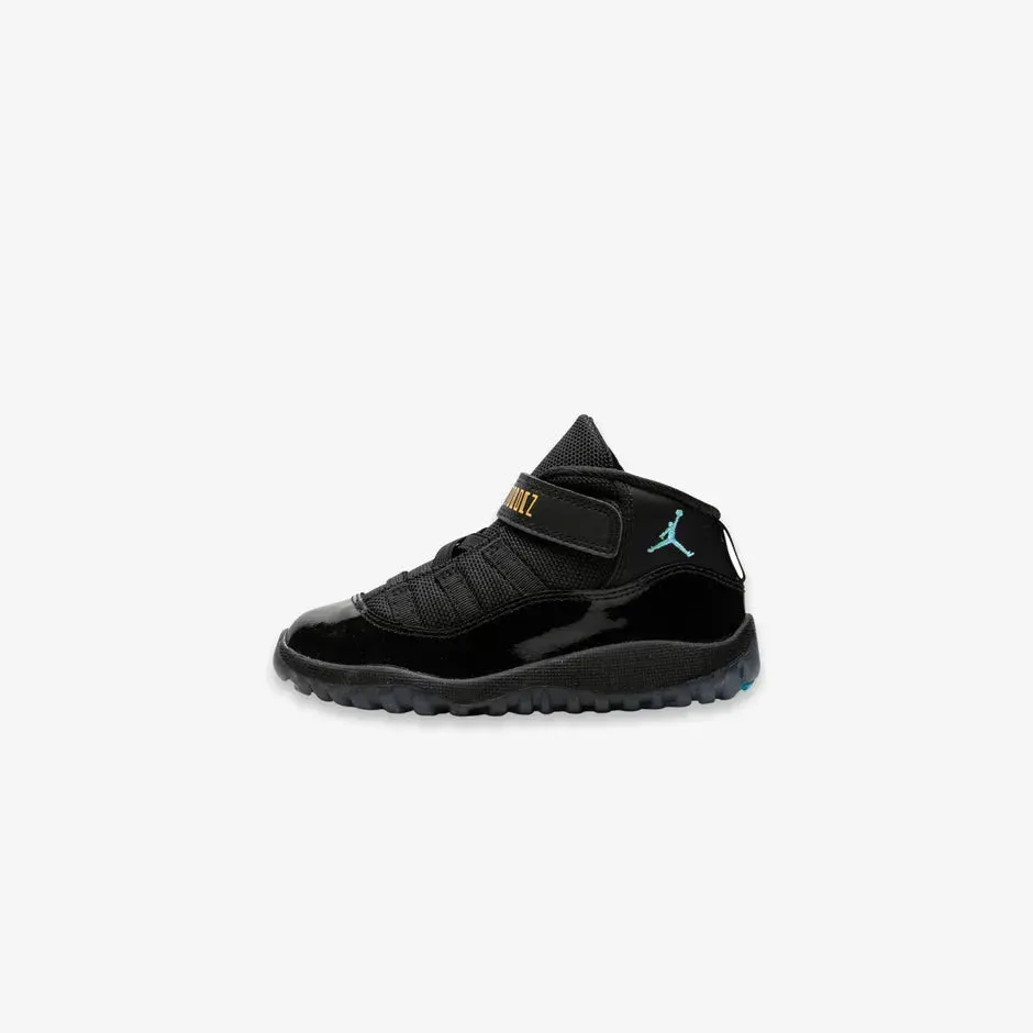 Light Framework *PRE-ORDER* (Crib Bootie) Air Jordan 11 Retro 'Black / Gamma Blue' (2025) CI6165-017