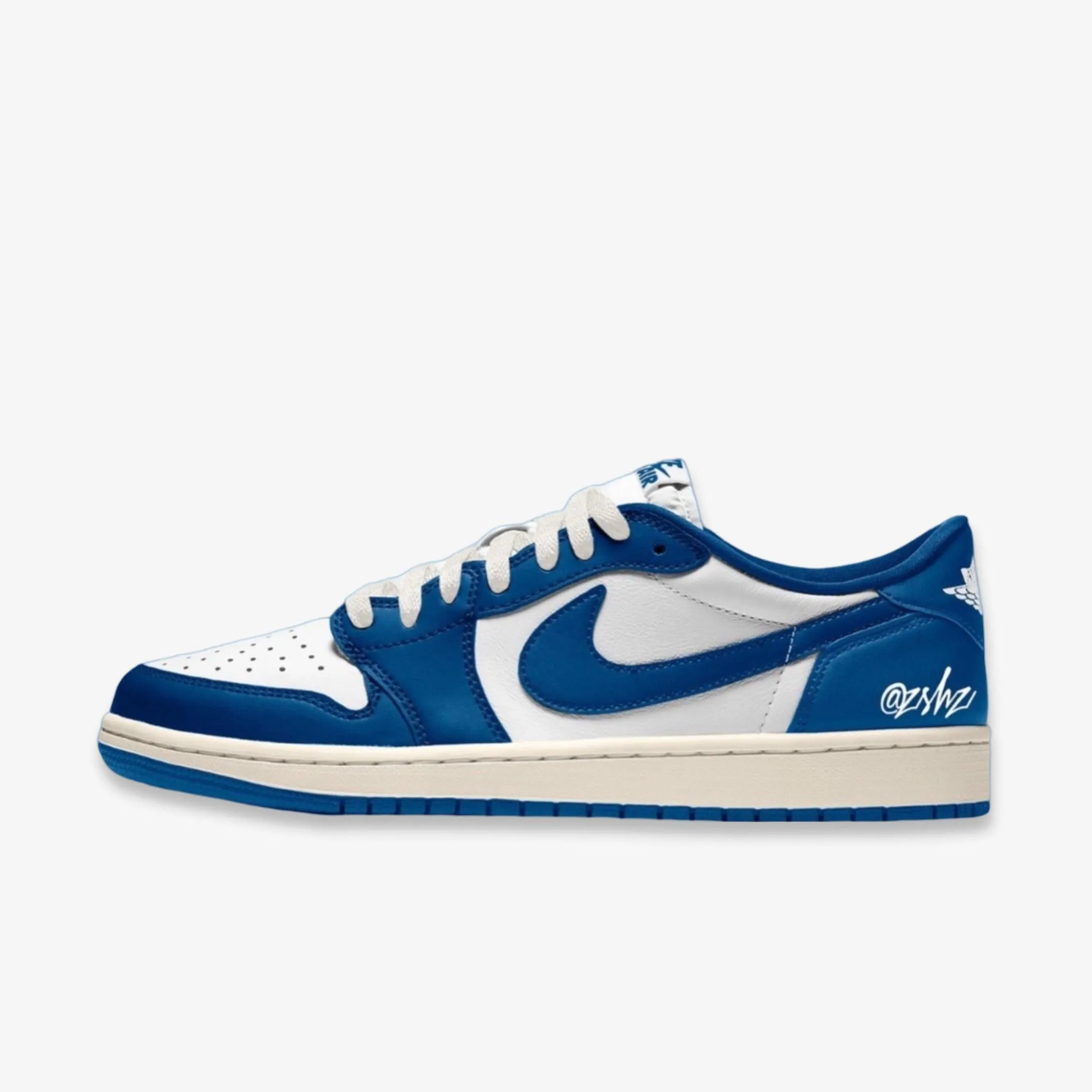 *PRE-ORDER* (Men's) Air Jordan 1 Low OG 'Storm Blue' (2025) HQ6998-104 Fast Lane Soft Insole