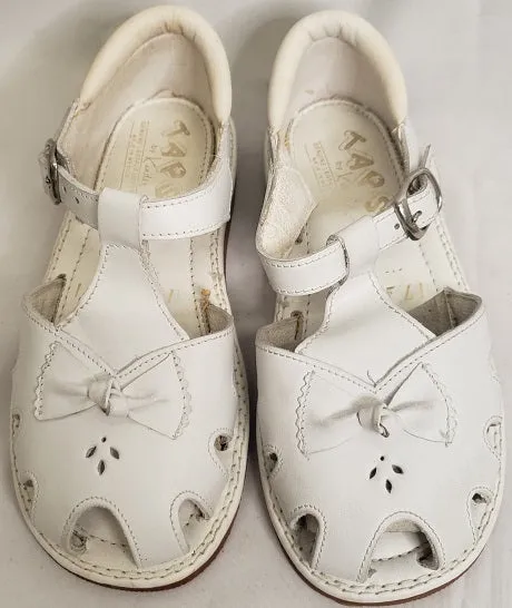 Power Base Pala -- Girl's T-Strap Sandal -- White