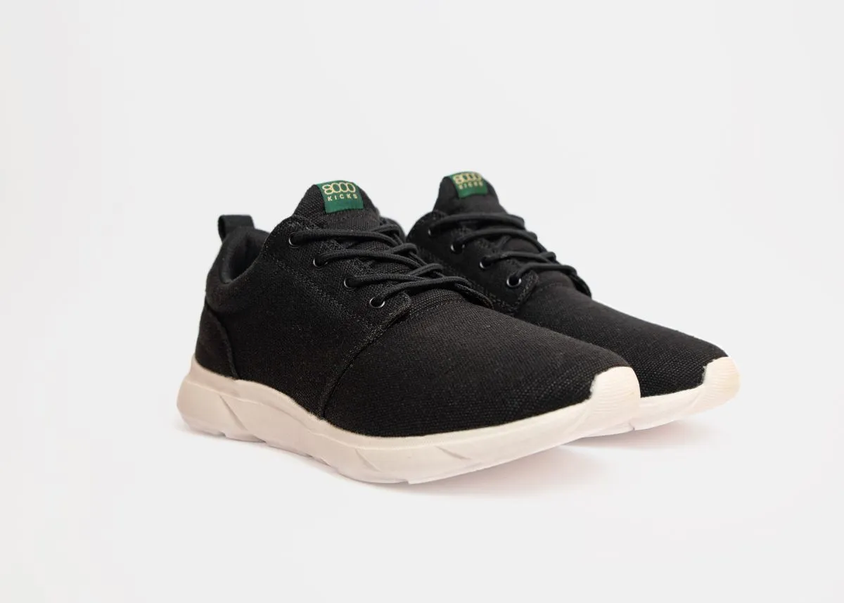 Explorer V2 Sneaker in Black/White from 8000kicks Cushioned Midsole Design