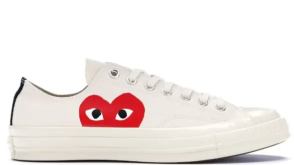 Performance Converse Chuck Taylor All-Star 70s Ox Comme des Garcons PLAY White (UNISEX)