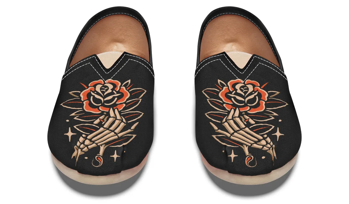 Fight Mode Daily Essential Skeleton Hands Casual Shoes