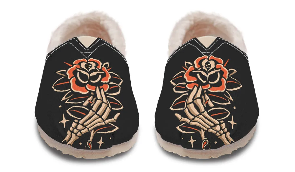 Skeleton Hands Winter Casual Shoes Rain Safe