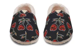 Skull Cherry Winter Casual Shoes Comfort Stand