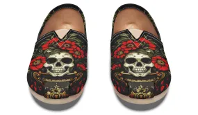 Impact Resistance Soft Tone Skull Vase Casual Shoes