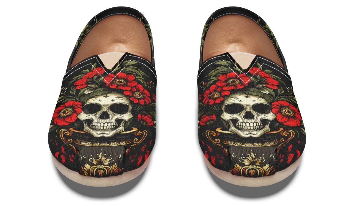 Skull Vase Casual Shoes Gift Easy