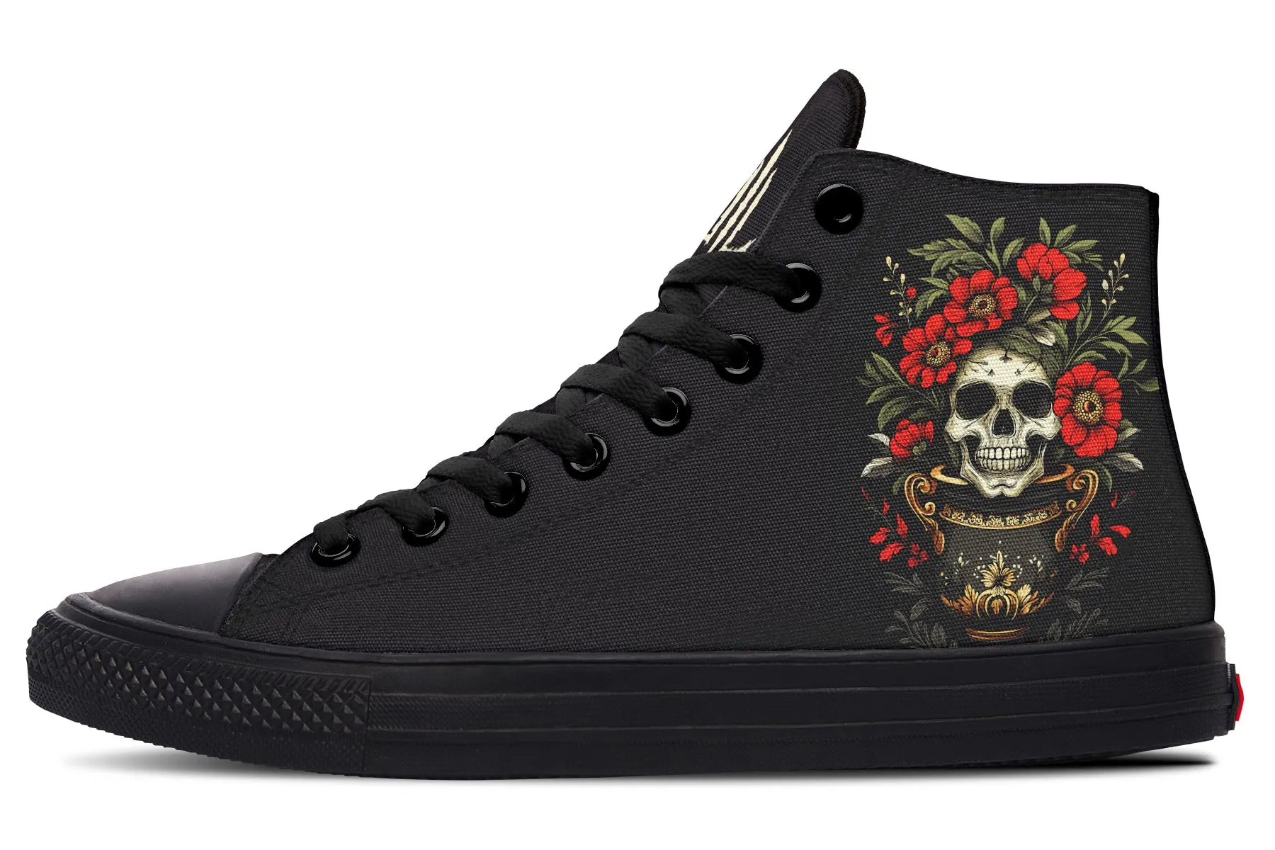 Strap Mode Energy Rise Skull Vase High Tops