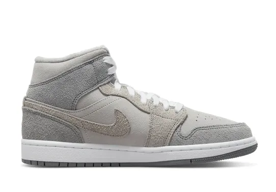 Wmns Air Jordan 1 Mid SE 'Particle Grey' Molded Insole