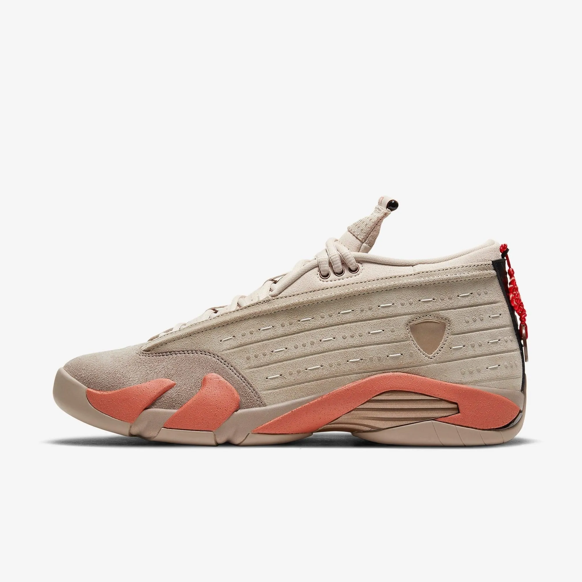 (Men's) Air Jordan 14 Retro Low SP x CLOT 'Terracotta' (2021) DC9857-200 Fashion Staple