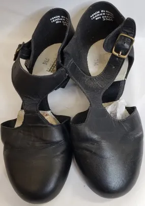 Work Ready .75" Peigi -- Split Sole Teaching Shoe -- Black