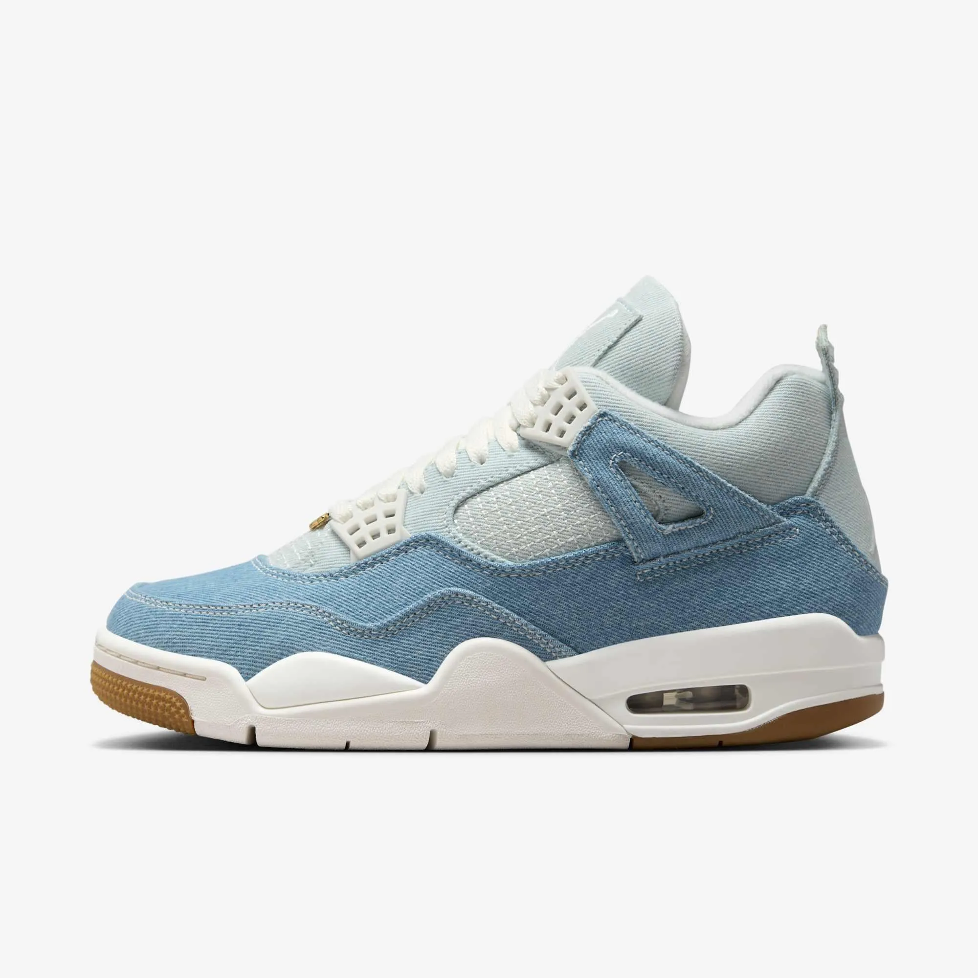 (Women's) Air Jordan 4 Retro TEX 'Denim / Worn Blue' (2025) IB6716-100 Phylon Foam Tech Stabilizing Heel Cage