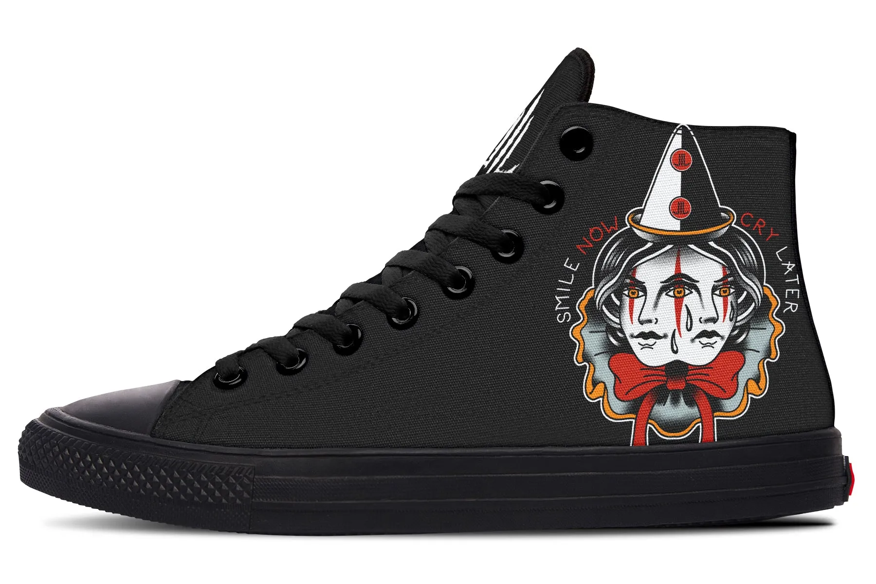 Functional Smile Now Cry Later High Tops
