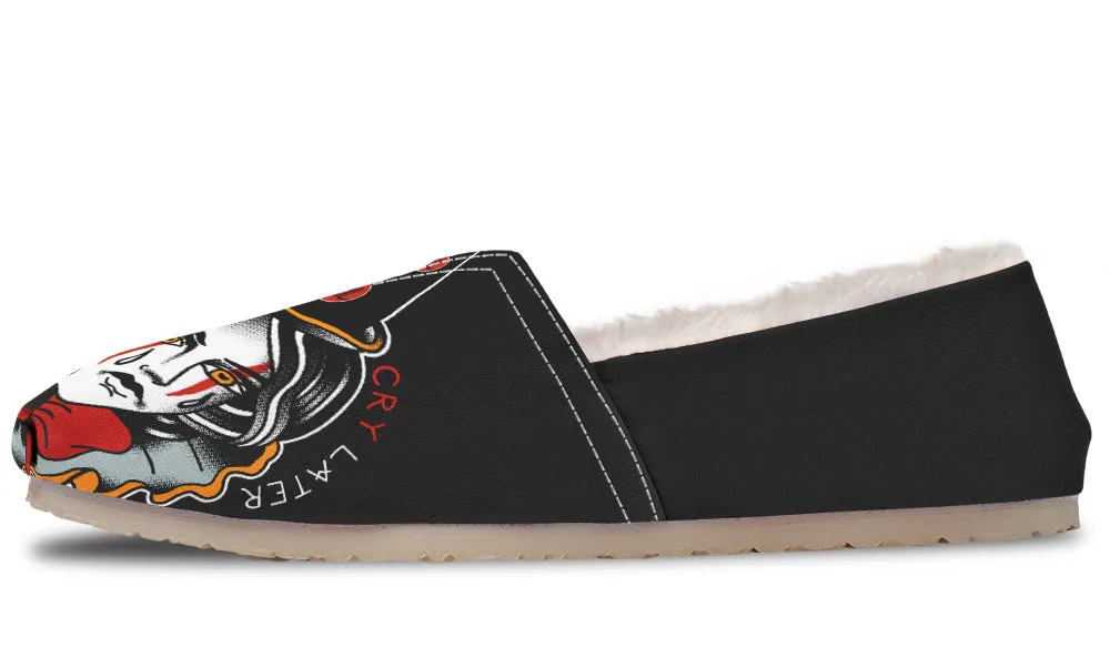 Moon Tone Smile Now Cry Later Winter Casual Shoes