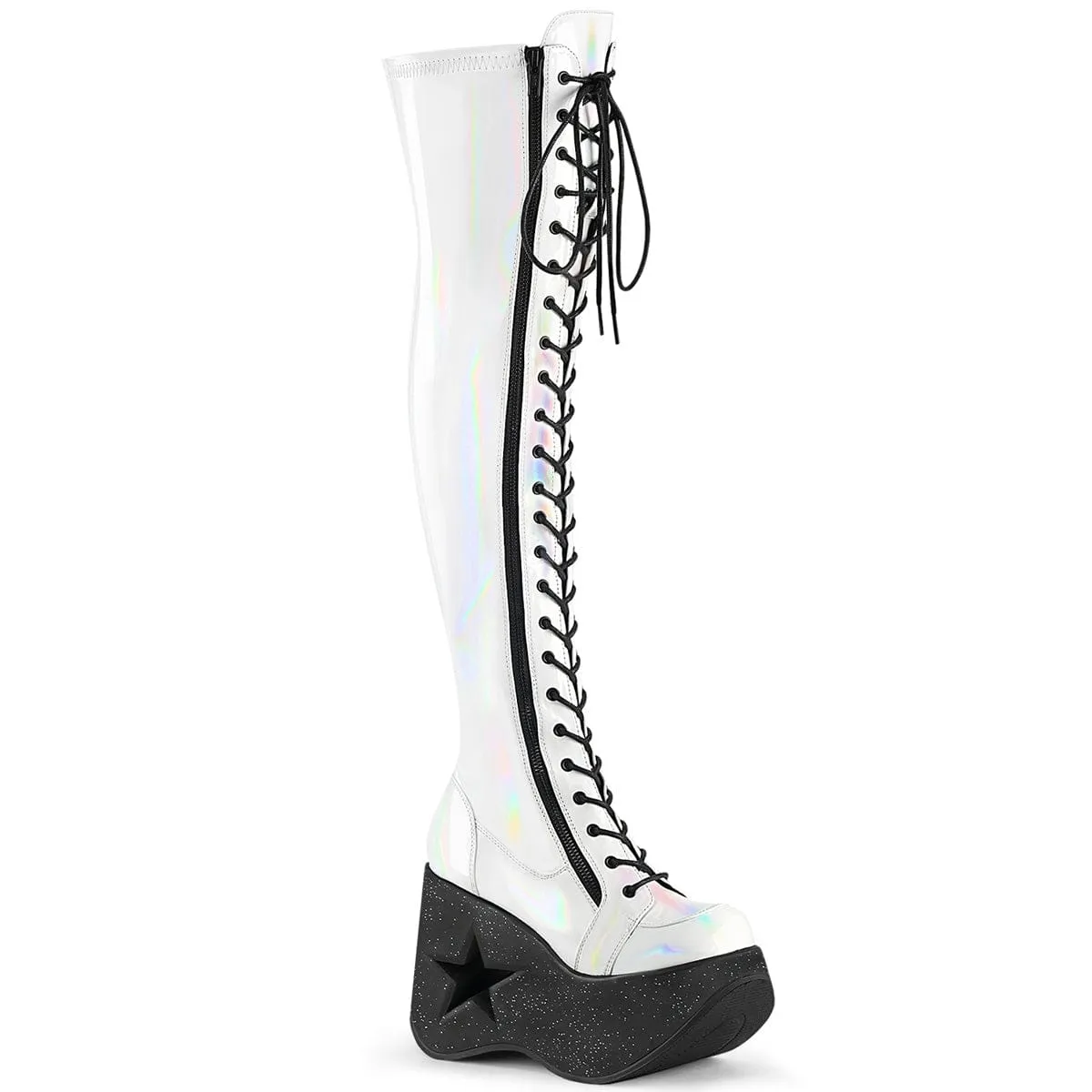 Leg Long Comfort Flex DYNAMITE-300 White Stretch Hologram