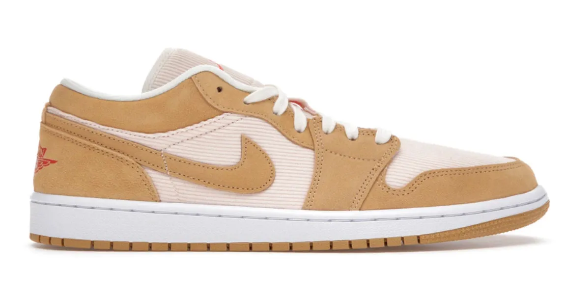 Busy Path Jordan 1 Low SE Twine Orange Quartz Corduroy (W)