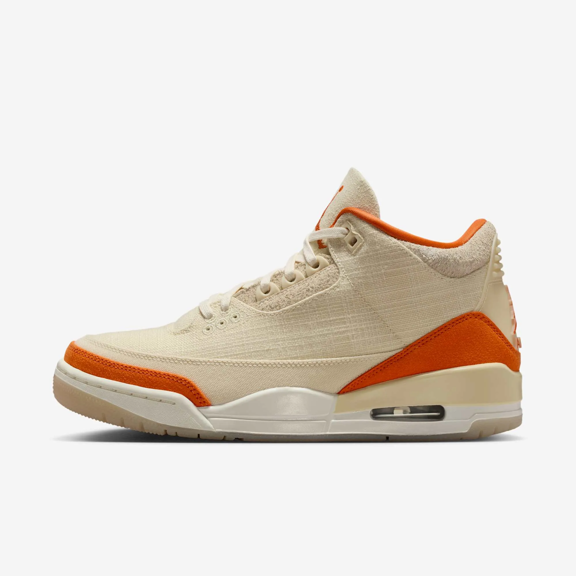 Designer Look Synthetic Leather Panels (Women's) Air Jordan 3 Retro TEX 'Starfish / Orange Trance' (2025) IH7694-200 Chill Comfort Mesh