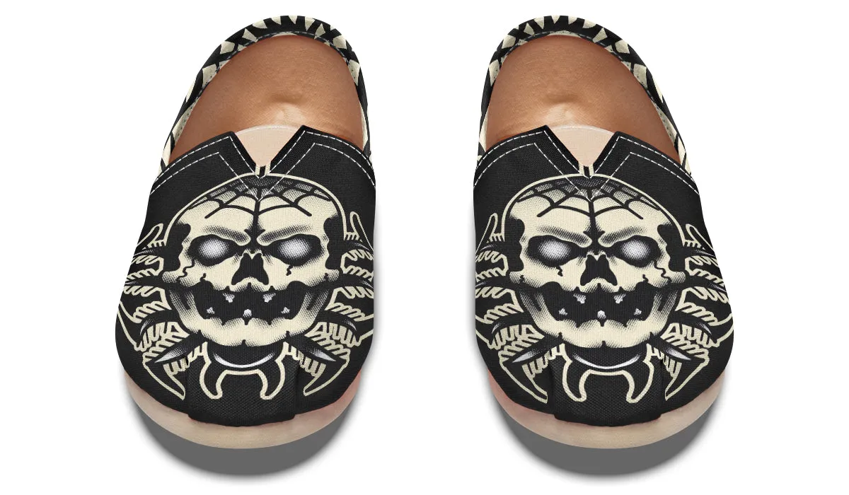 Skull Spider Casual Shoes Viral Pop
