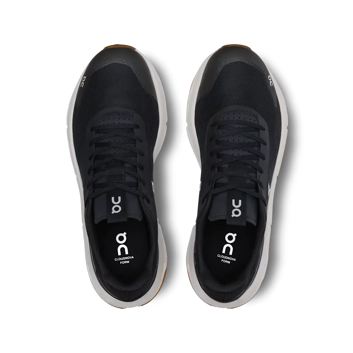Supportive Core Office Workers On Running Cloudnova Form 2 Black Ivory (Women's)