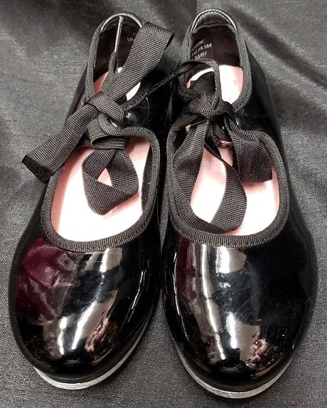 Quick Life Work Base Lindy -- Children's Economy Tap Shoes -- Black Patent