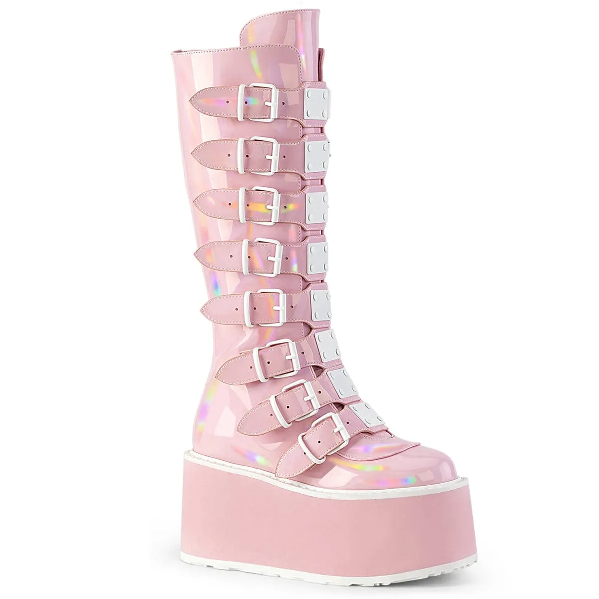 DAMNED-318 Baby Pink Hologram Patent Gift Easy