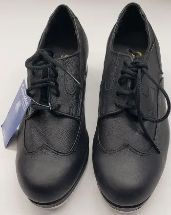 Wind Safe Sky View Wing-Tip -- Leather  Tap Shoe Oxford -- Black