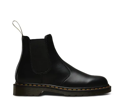 Light Step Reinforced Form Mountain Hike 2976 Vegan Chelsea Boot in Black from Dr. Martens