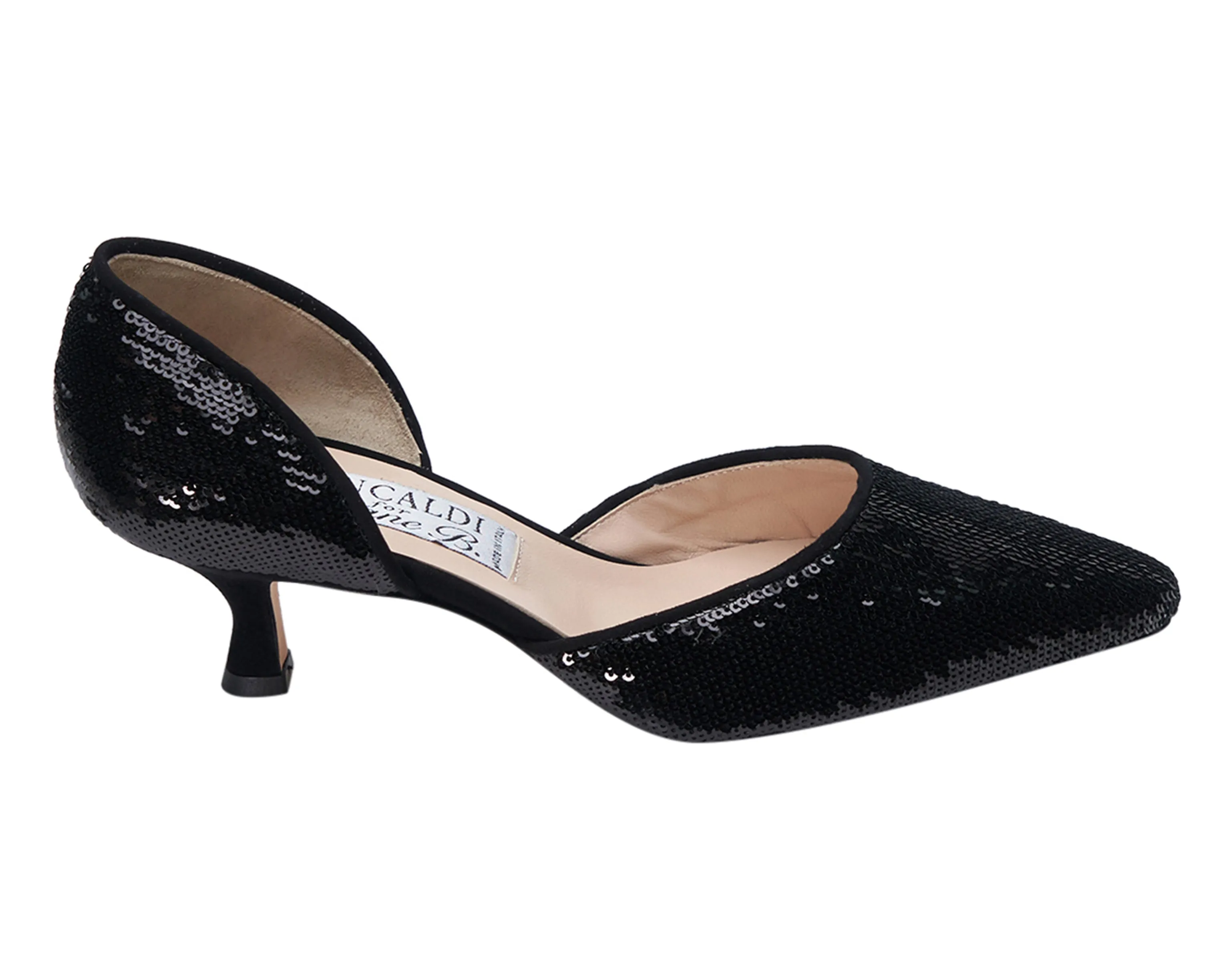 Clear Heels Glittery Pumps sunset