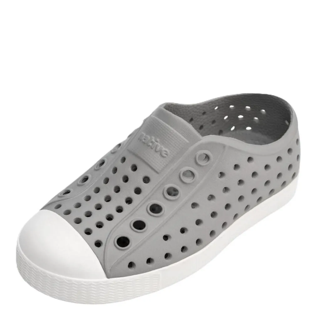 Deep Grip Slim Line Native Kids Jefferson in Pigeon Grey/ Shell White