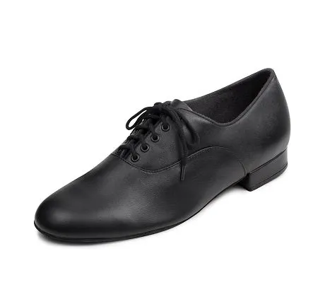 Xavier -- Men's Standard Ballroom Oxford -- Black Shock Absorbing All Day Beach Walk