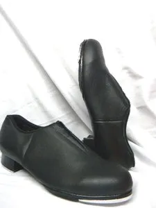 Chickie 2 Jr. -- Split Sole Tap Slip-on -- Black Breathable mesh