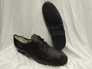 Anti Slip Henri -- Men's Full Sole Jazz Oxford -- Black