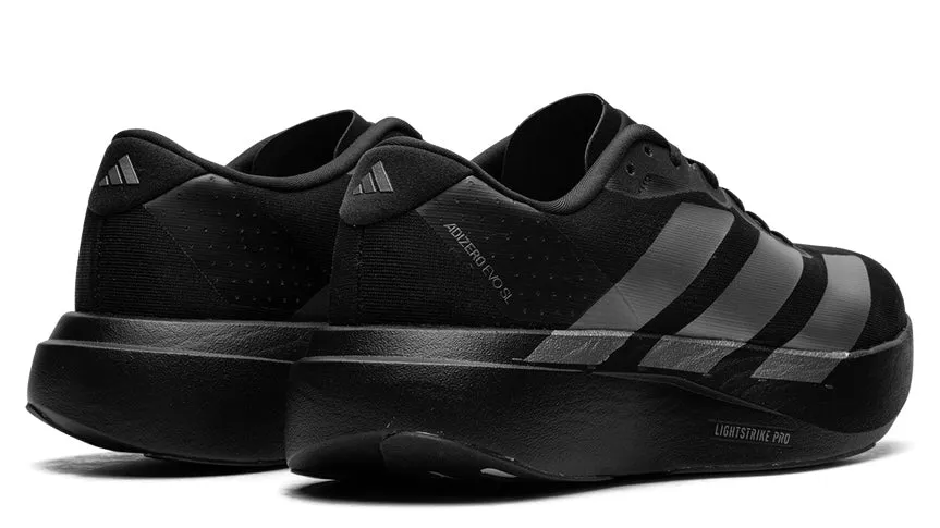 Beach Vibe Dynamic Edge adidas Adizero Evo SL Core Black Iron Metallic (Women's)