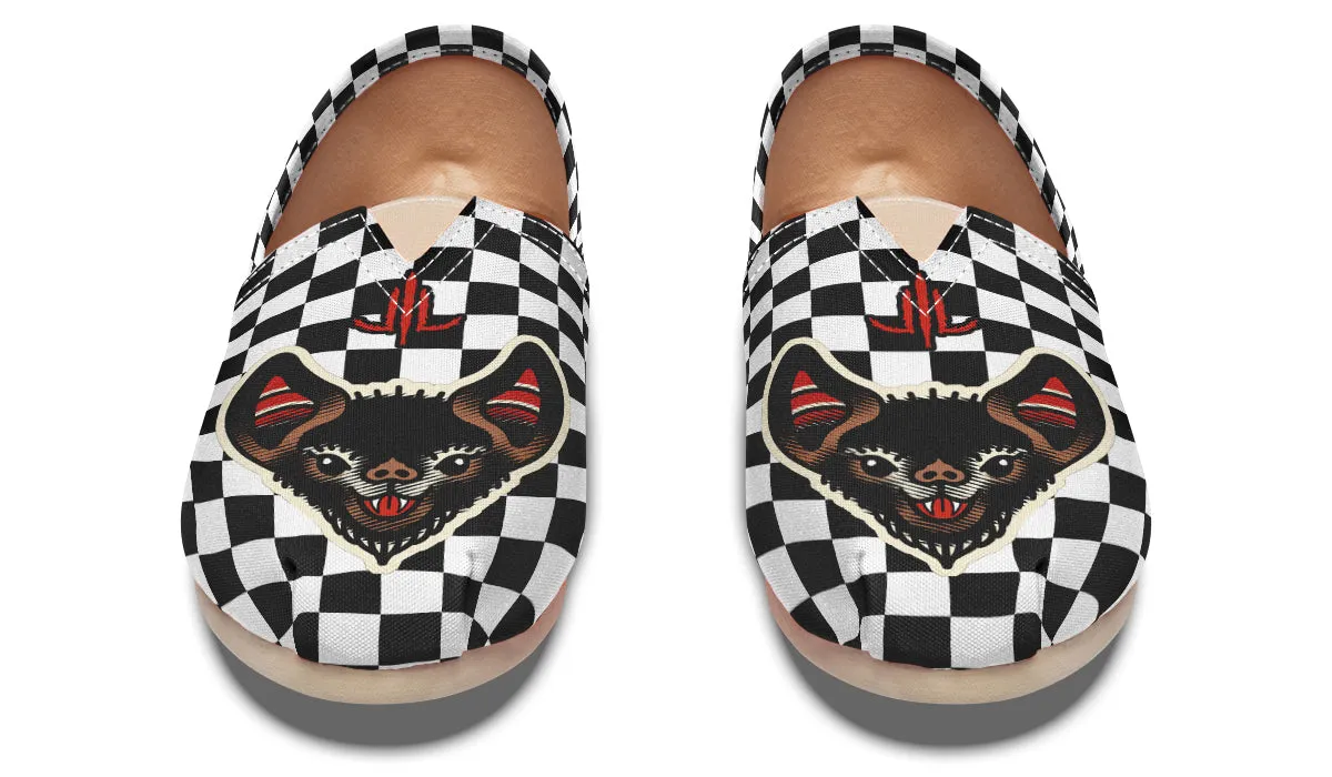 Checkered Bats V2 Casual Shoes TPU Stability School Style