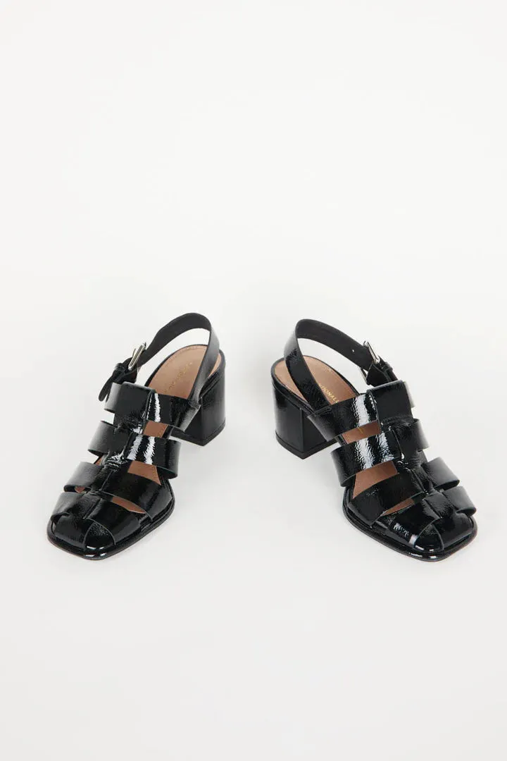July Sandal in Black from Intentionally Blank Summer Heat