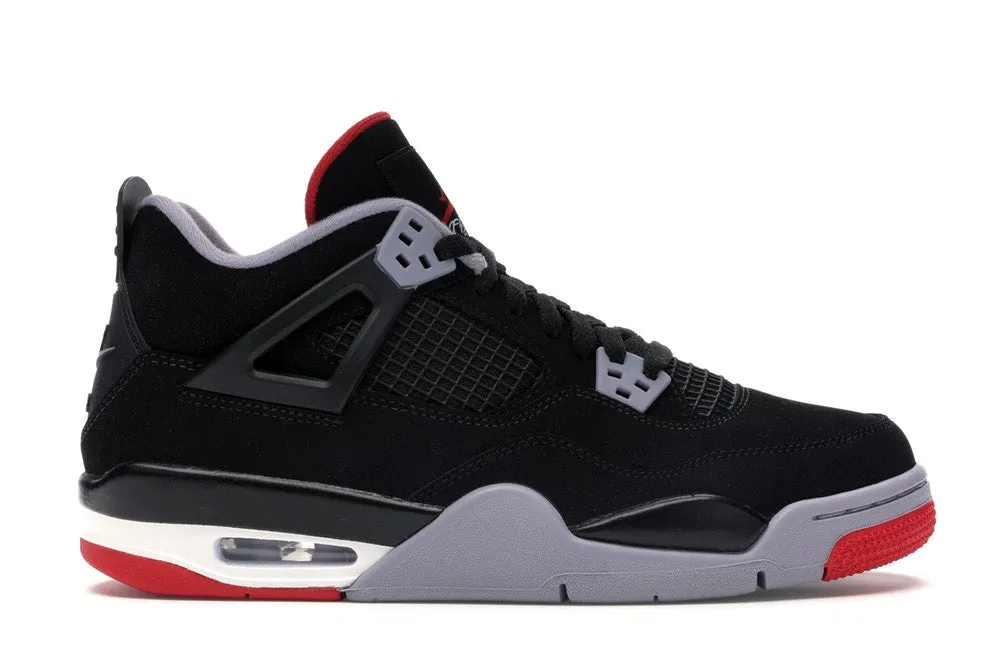 Jordan 4 Bred 2019 (YOUTH) Feather Light City Adventure Silk Feel